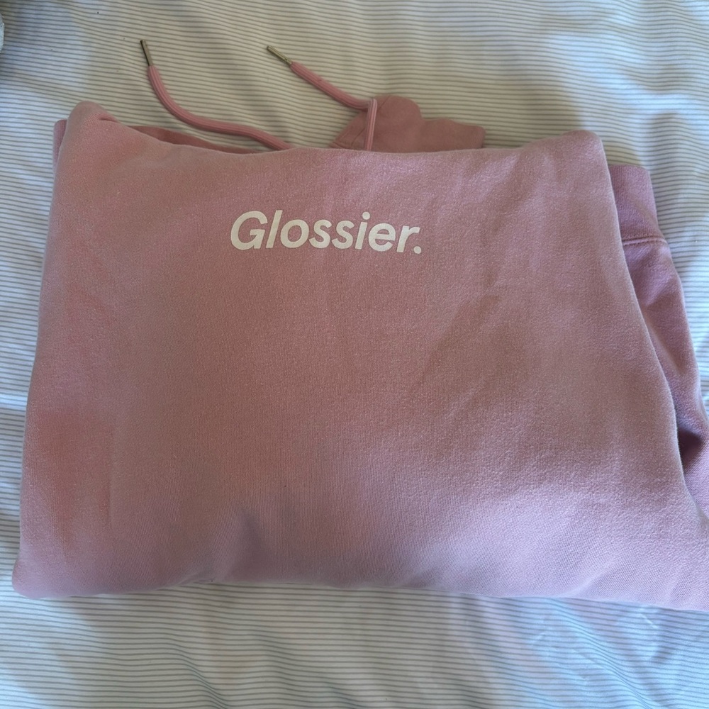 Glossier Pink Hoodie